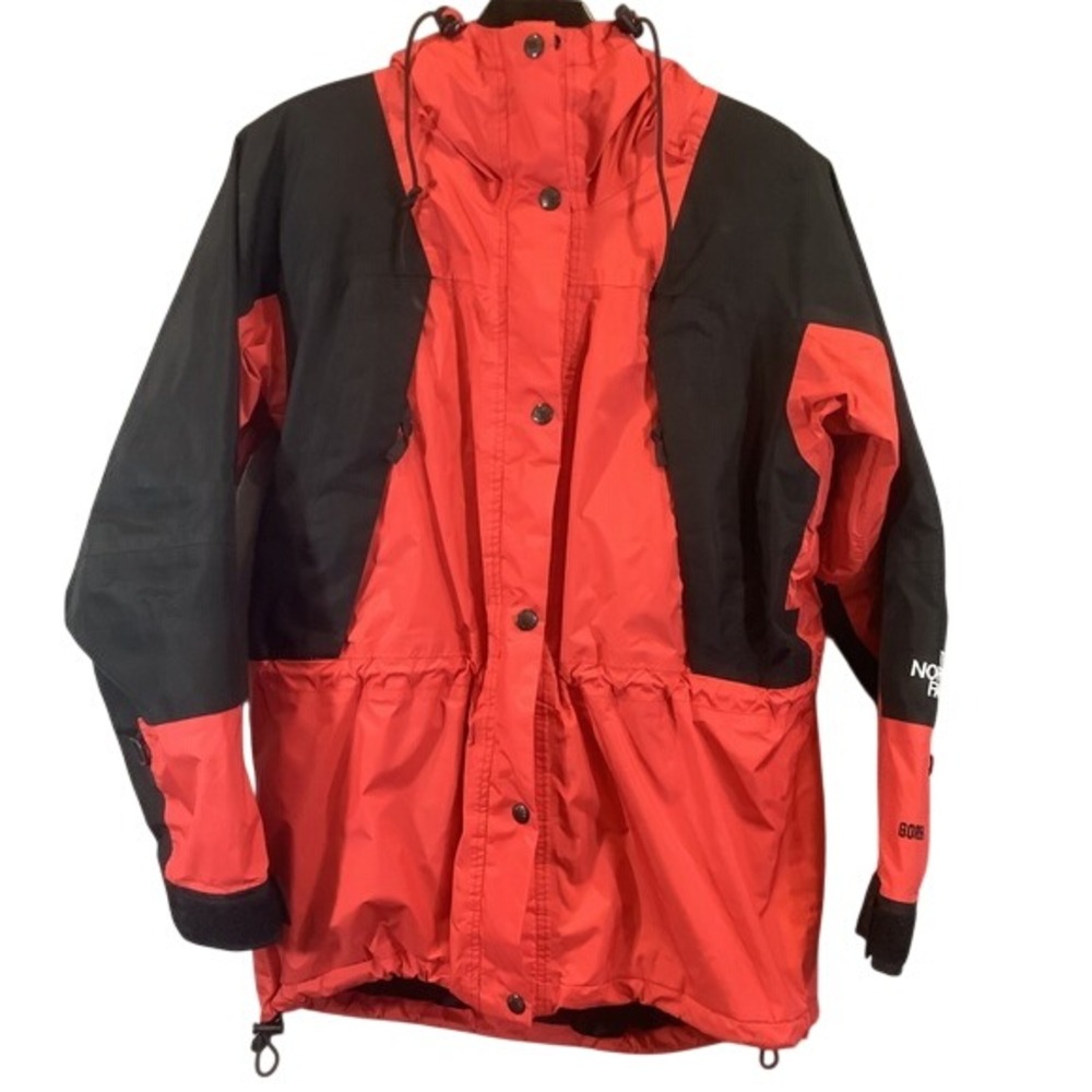 Vintage The North Face Womens Goretex Mountain Ski Jacket Coat Sm Petite Red